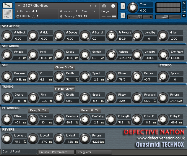 Quasimidi Technox Kontakt Interface